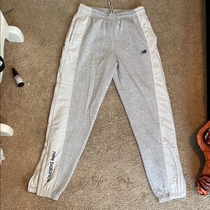 New Balance Kids Light Gray Joggers